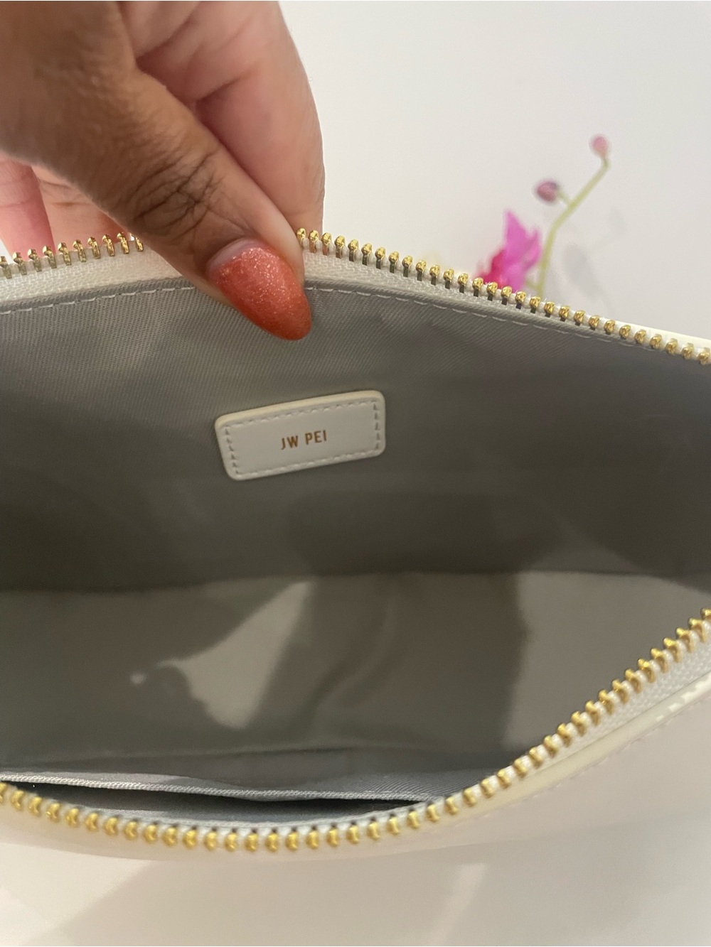 JW PEI White Vegan Leather Shoulder Bag - Picture 12 of 12